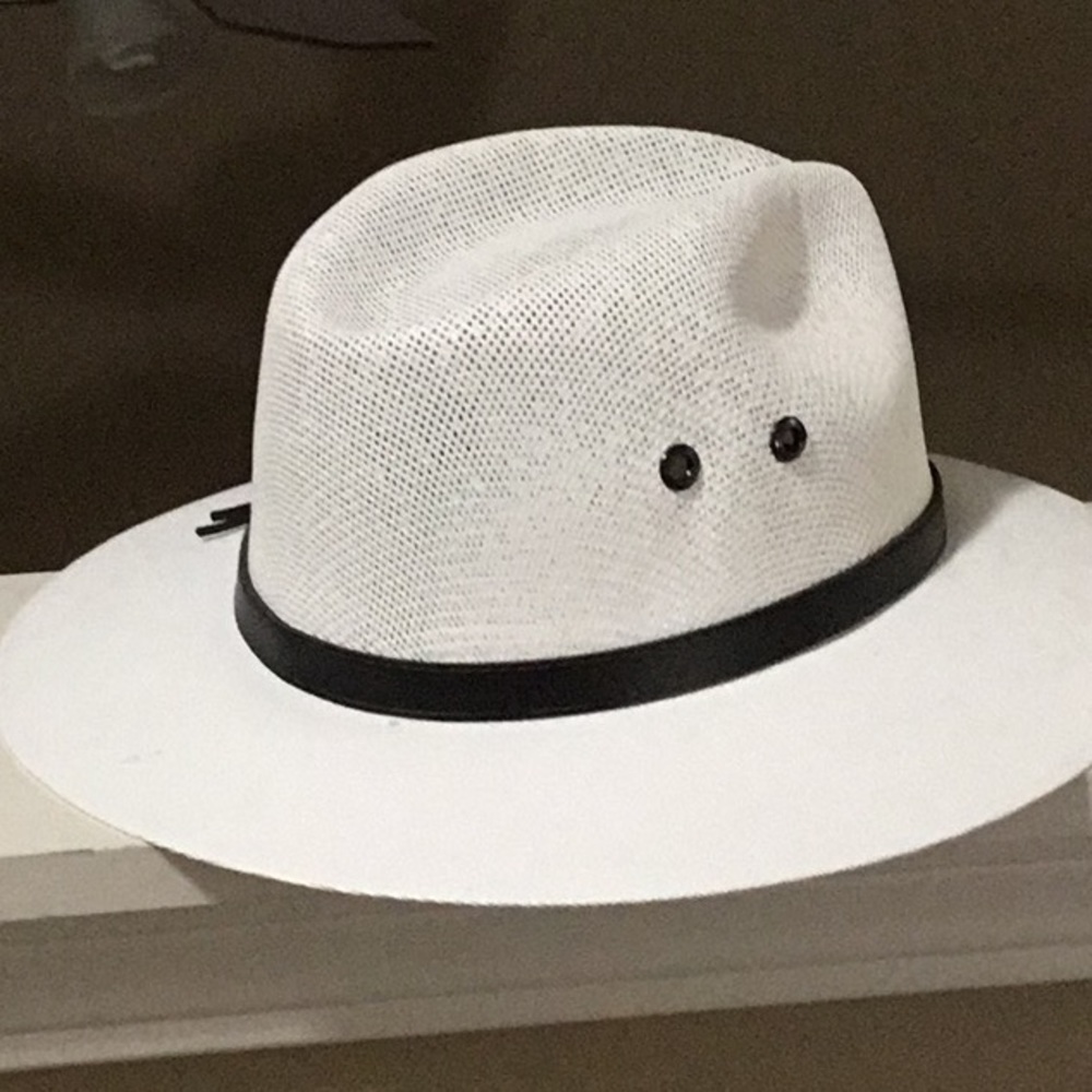 White fedora